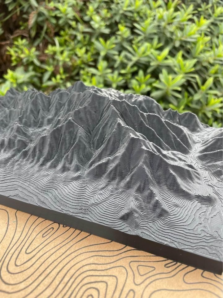 Modelo topográfico 3D Lagunillas